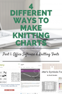 4 different ways to make knitting charts p1