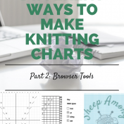 4 different ways to make knitting charts p2