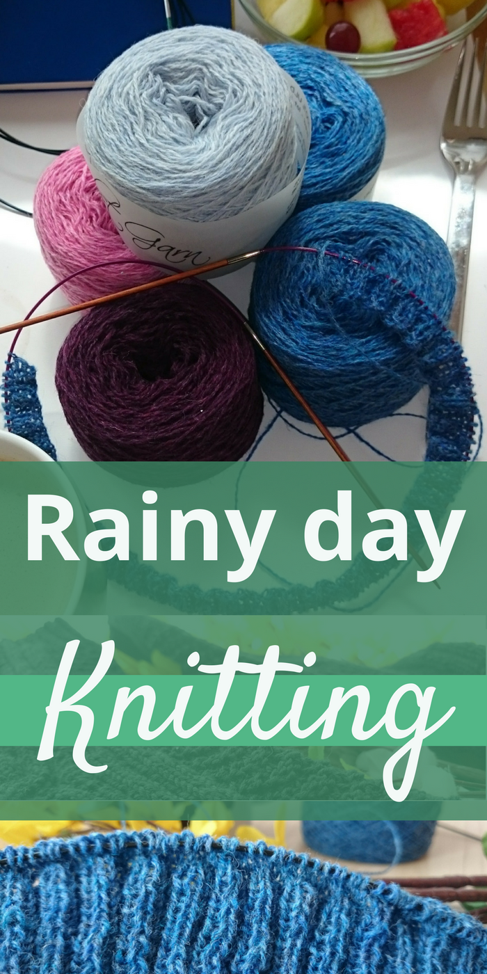 Rainy day knitting