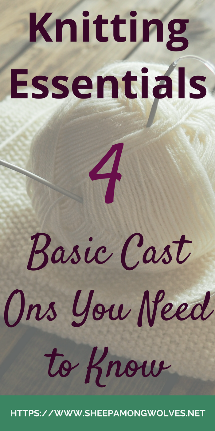 How many cast ons do you know? Have you been stuck using only one cast on for every project? Then here are a few more basic cast ons for you to try out.