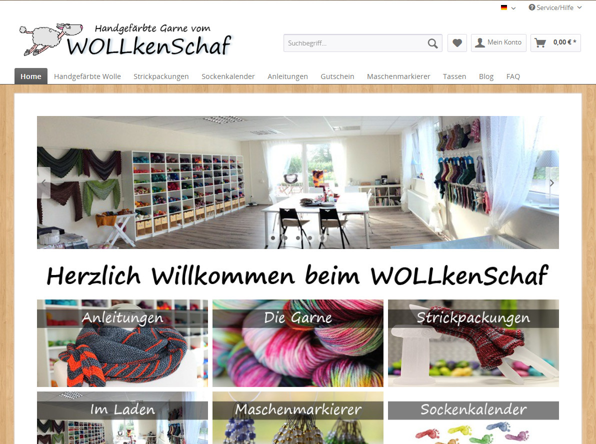 Wollkenschaf - online yarn store