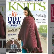 Interweave Knits Fall 2017 - Astral Road Ruana cover (screenshot taken from Interweave Website)