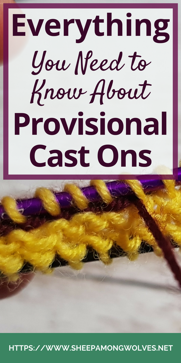 So you're new provisional cast ons? But you need one for a project you just have to knit? Don't worry, here is everything you need to know to get started!