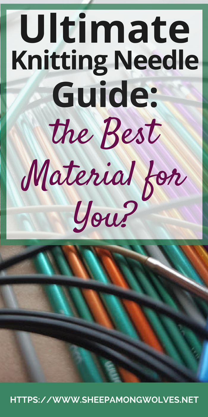 Do you wonder how the material your knitting needle is made of might help you? Click here for part 2 of my ultimate knitting needle guide!