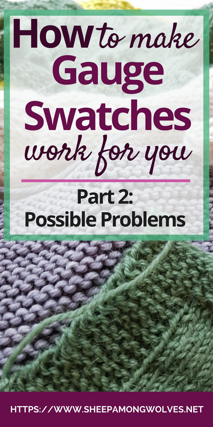 Do you feel like your gauge swatches keep lying to you? What could be the problem? What do you do if you can't get stitch and row gauge? And how do you know if your gauge is close enough? Click here and find out!