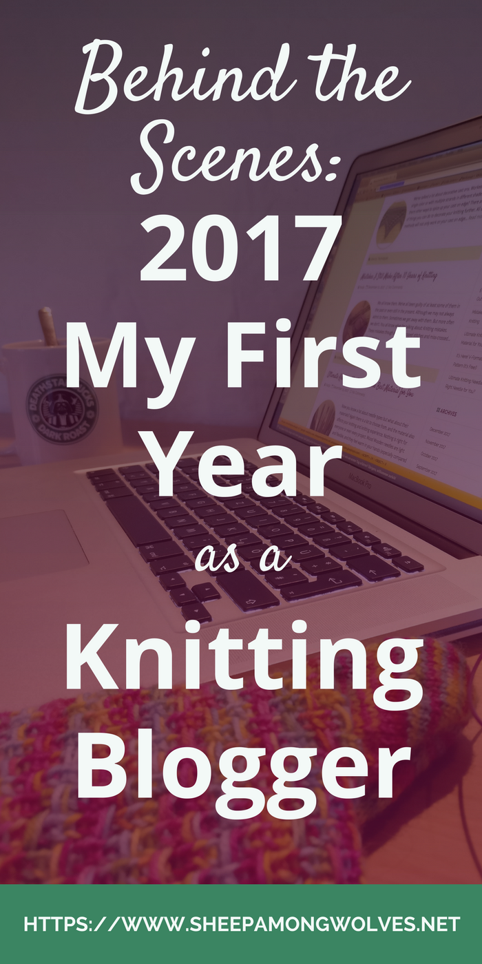 Here is what I've learned in my first year as a knitting blogger. And what I want to work on or accomplish in 2018. Click on through to read more!