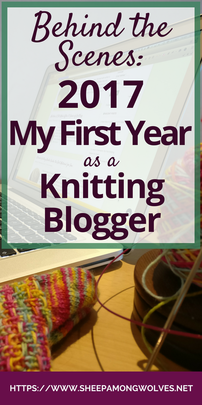 Here is what I've learned in my first year as a knitting blogger. And what I want to work on or accomplish in 2018. Click on through to read more!