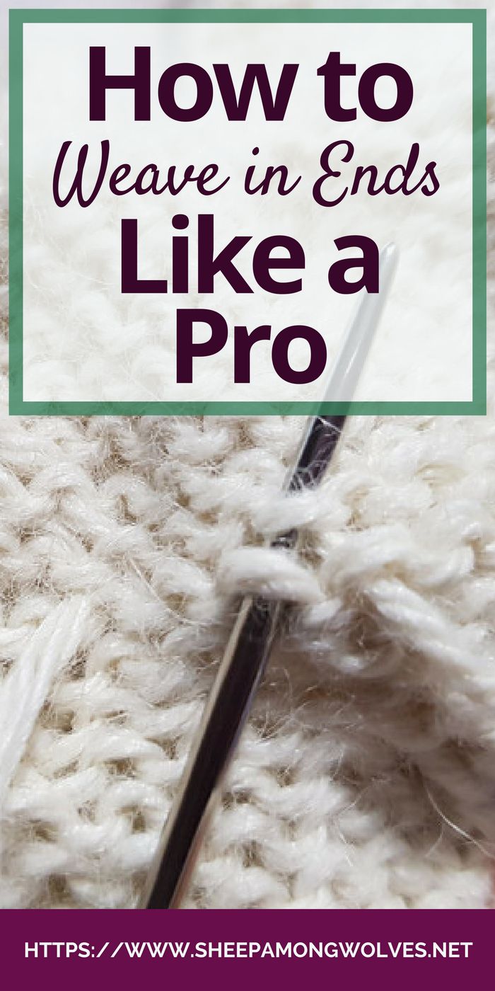 Do you dislike how your knitting looks after you've woven in the tails? Or do the ends wriggle free and poke through? Or do you just want to learn how else to weave in ends? Then click through and read on to learn how to do it like the pros!
