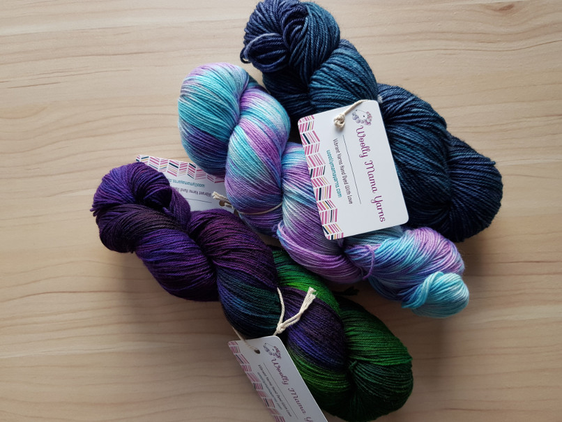 Things I loved: My Woolly Mama Yarn stash enhancement. Isn't it just gorgeous?