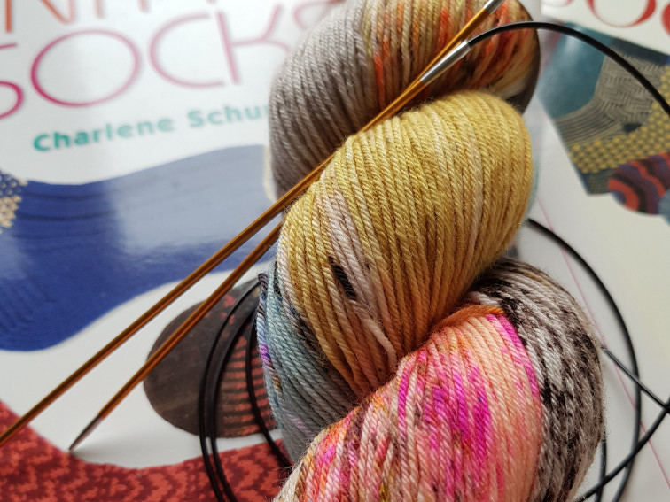 Knitting book review - more sensational knitted socks teaser