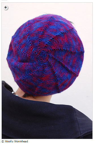 Lovely and easy hats - Pinwheel Beret by Woolly Wormhead
